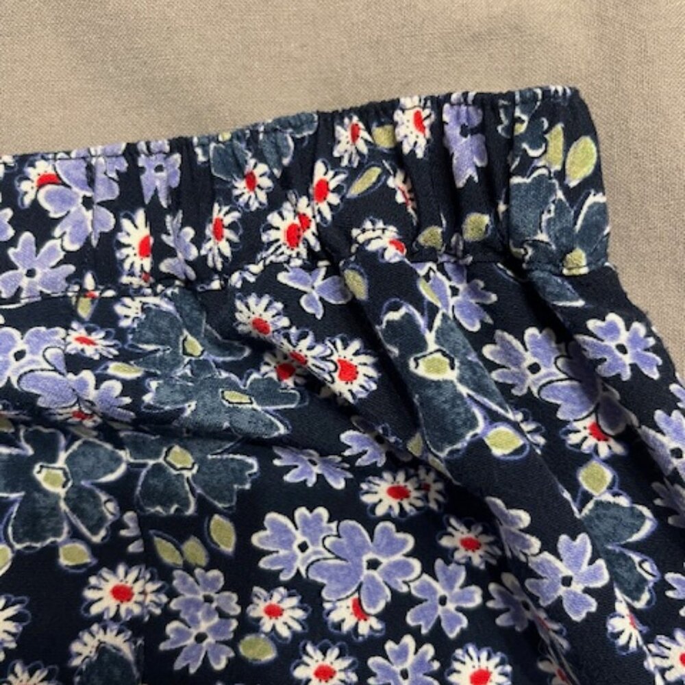 Christopher & Banks Blue Flowered Skirt - Picture 5 of 5